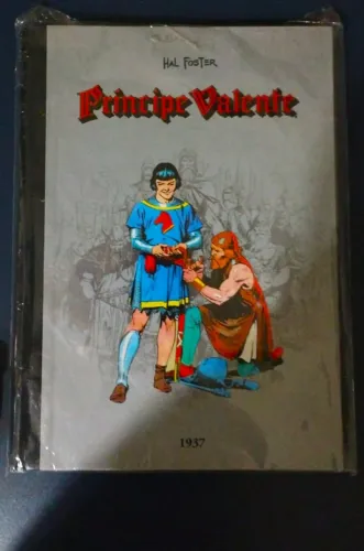PRÍNCIPE VALENTE N.1 PLANETA DIAGOSTINI HAL FOSTER CAPA DURA CORES GRÁTIS ENCARTE ORIGINAL