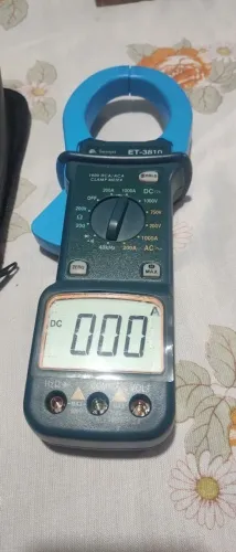 Alicate Amperimetro DC - Minipa 3810 - Para Painel Solar Fotovoltaico