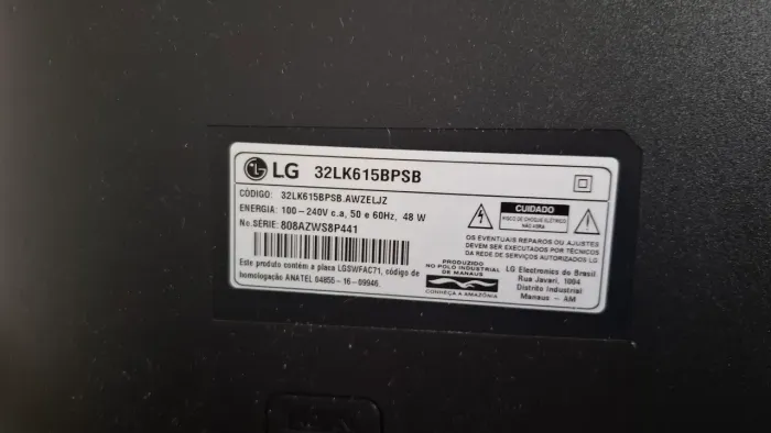 TV 32 polegadas LG 