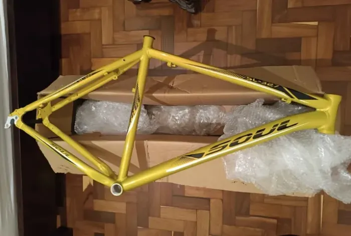 Quadro bike 27.5 SOUL Dourado TAM 21 bicicleta
