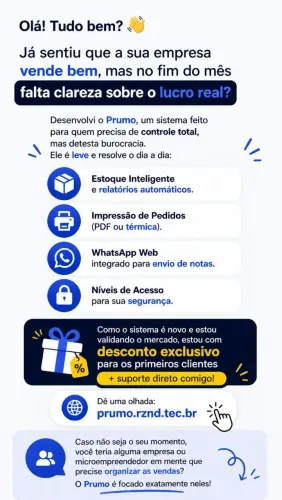 Sistema de Vendas e Estoque