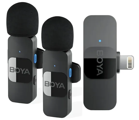 Microfones de lapelas para iphone 12 e 13