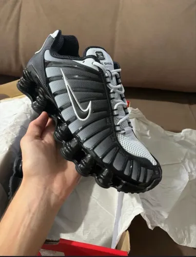 Nike Shox TL - Black Pure Platinum - 40 - 12 Molas