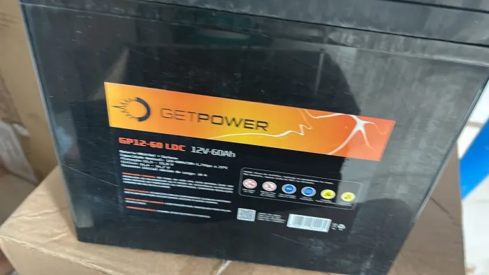 Bateria Estacionária Gp 12-60ldc Getpower Agm Vrla 60ah Gel 12