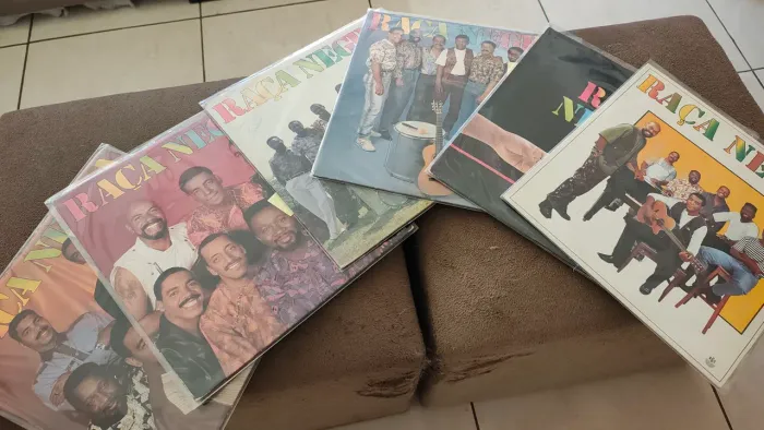 Raça Negra - Lote com 6 Discos de Vinil Samba Pagode