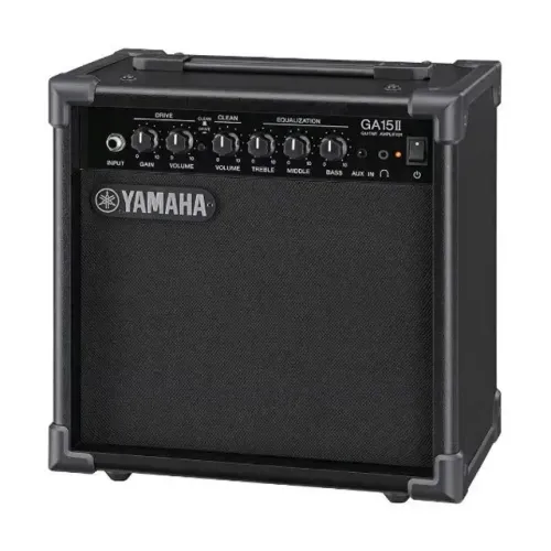 Amplificador Yamaha Ga Series Ga-15 Transistor Para Guitarra De 15w Cor Preto