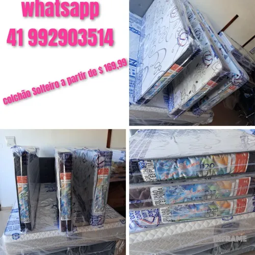 Colchão solteiro 78 e 88 novo # 10x sem juros no cartão 