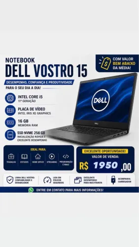 Notebook Dell Vostro 15 - Usado