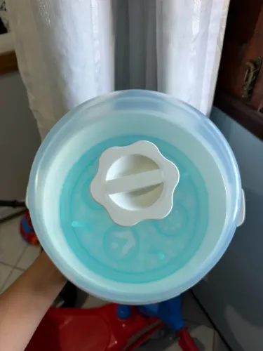 Esterilizador de mamadeira a vapor para microondas da Buba