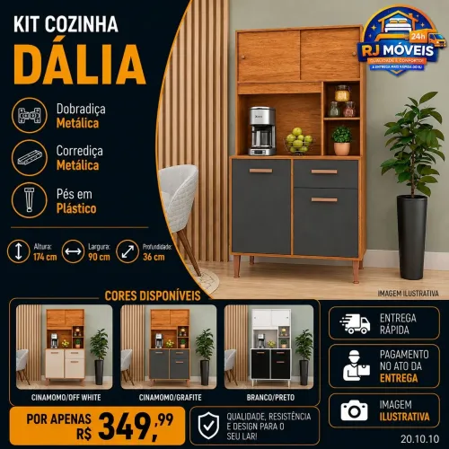 Kit cozinha Dália