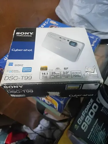 Câmera Sony Digital Dsc-t99 Na Caixa S/ Bateria Completa A queridinha 