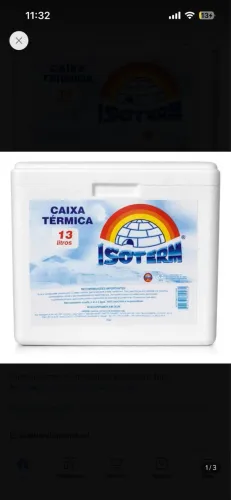 Caixa térmica isoterm 13L