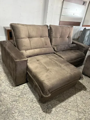 Sofá Coliseu Retrátil Reclinável 2,90m Pillow 30cm Premium Direto da Fábrica