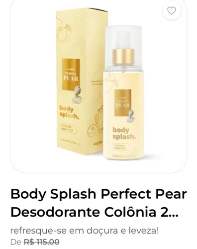 We Pink Body splash Perfect Pear