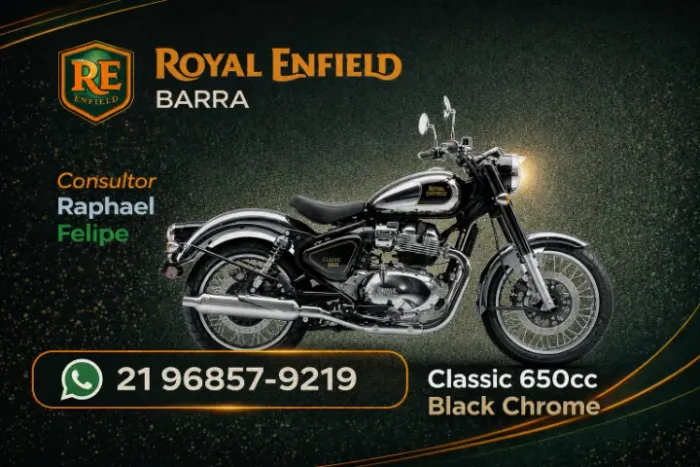 CLASSIC 650CC 2026/2027 !!!0KM!!! RAPHAEL FELIPE 2 1 9 6 8 5 7 9 2 1 9