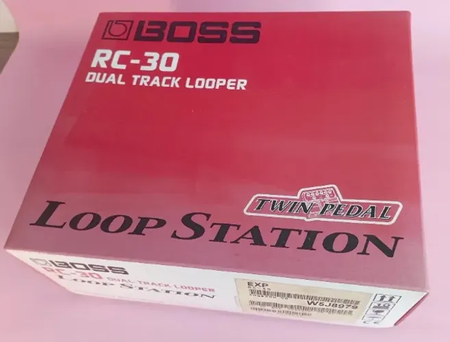 PEDAL DE EFEITO LOOP STATION BOOS RC 30