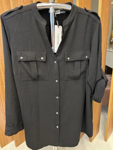 Camisa Feminina Calvin Klein Preta GG