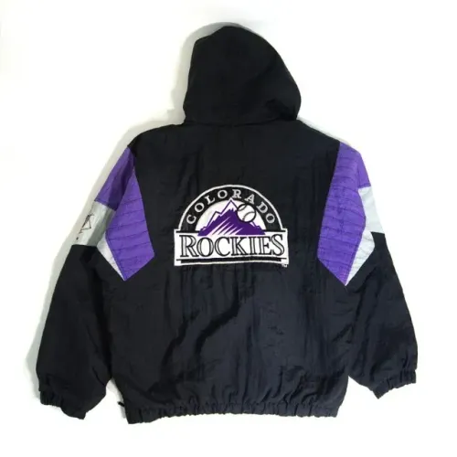 jaqueta starter rockies vintage