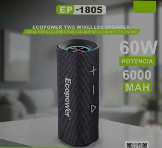 Caixa de som Ecopower 