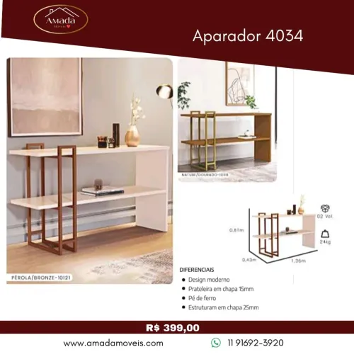 Aparador 4034 - à pronta entrega