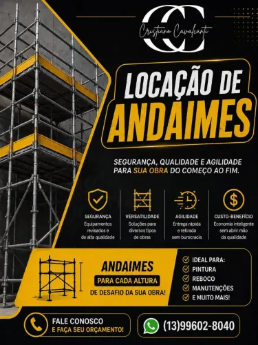 Locação de Andaimes | Entrega Rápida na Baixada Santista
