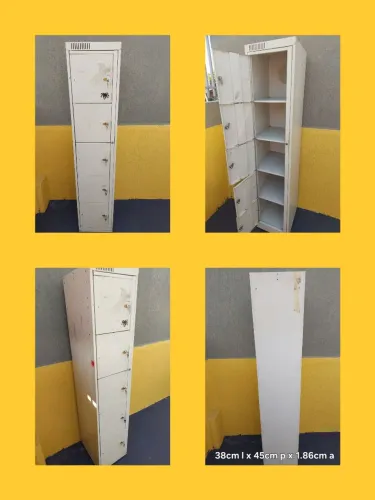 Armário aço 5 portas nilko