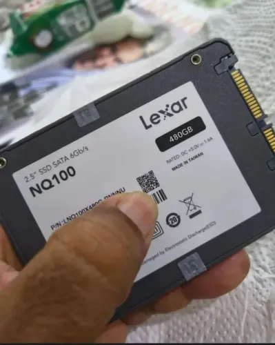 Hd SSD Lexar Nq100 de 480gb sata 3 de 6gb/s