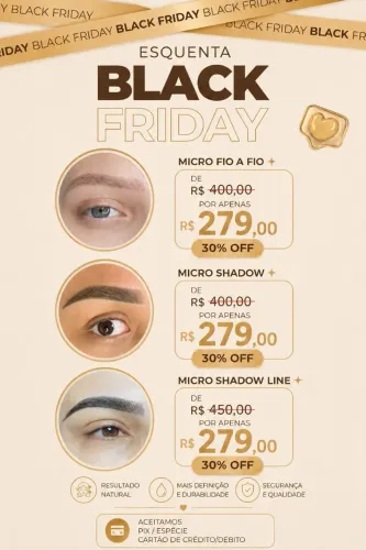 Oferta Especial Micropigmentação de Sobrancelhas 