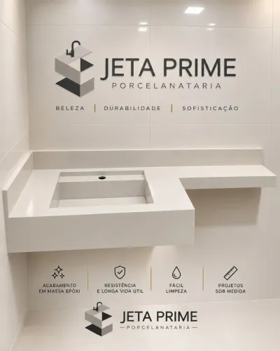 Projeto em porcelanato.