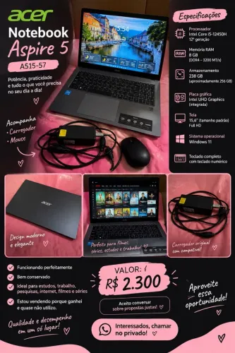 Vendo Notebook zero