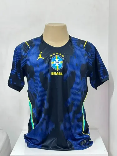 Camisa Brasil, nova, azul, modelo Tailandês, Tamanho G