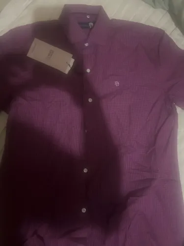 camisa social manga curta, vicenza menswear, Nova. Nunca usada.