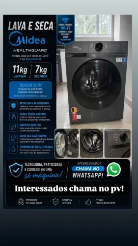 LAVA E SECA MIDEA HEALTHGUARD TITANIUM