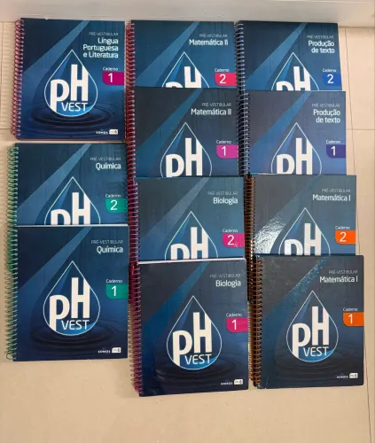 Livros pré vestibular PH