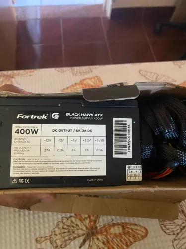 Fonte 400w 80plus white