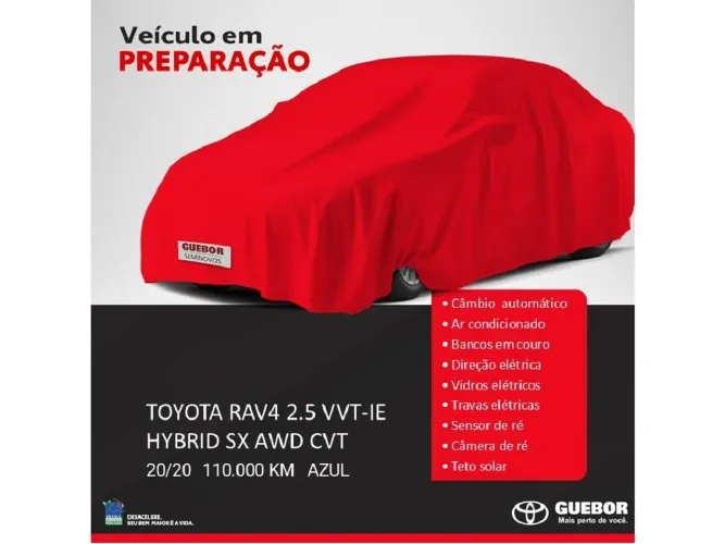 Toyota RAV4 2.5 SX 4X4 Hybrid Aut. 2020