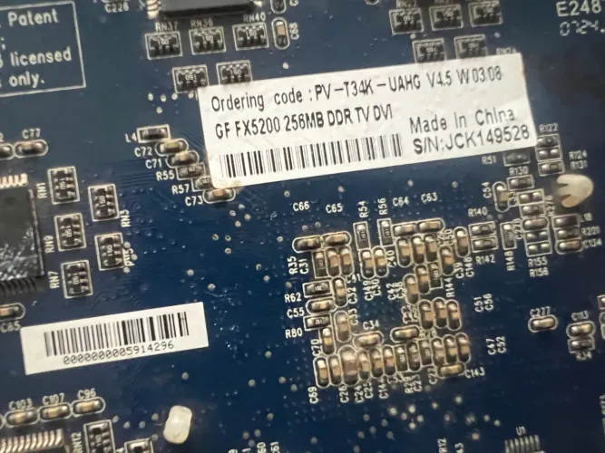 GF FX5200 256MB
