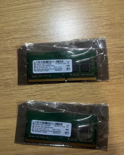 2 Memórias Notebook Ddr4 8gb 2400mhz 1.2v Pc4-2400t 1rx8 Smart Dual Channel
