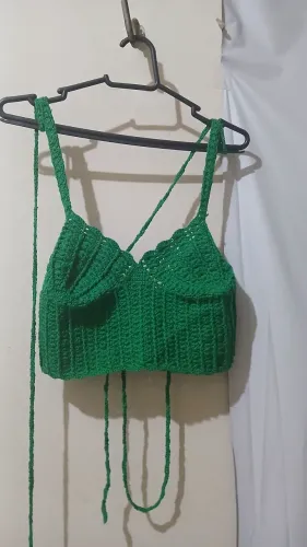 Top Crochê Verde ? Feito à Mão ? Lindo e Único ? R$ 30,00