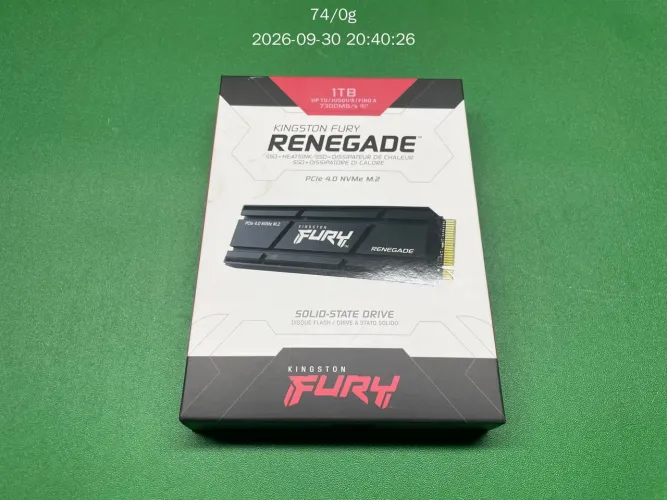 SSD Kingston Fury Renegade 1TB M.2 NVMe PCIe 4.0 com Dissipador
