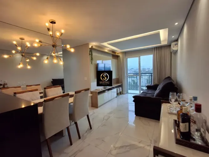 Apartamento a venda 61 m² com 2 dormitórios no Residencial Conquista Agapeama