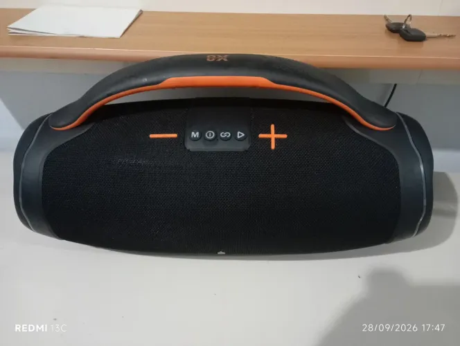 Caixa de som boombok 52cm RGB bluetooth