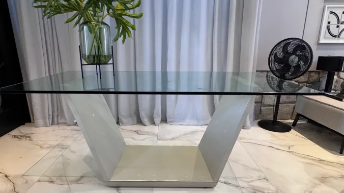 Base + Tampo Mesa Laqueada 6 Lugares