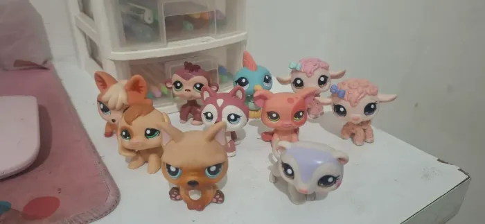 Littlest Pet Shop diversos LPS (LOTE) 10 pets + acessórios
