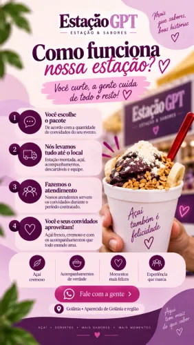 Surpreenda Seus Convidados com Açaí e Sorvete - *