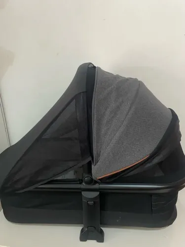 Moisés Chicco Berço Mysa Até 9kg Preto - Liso Preto