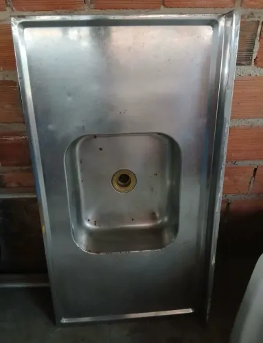 Pia de Cozinha Inox com Cuba