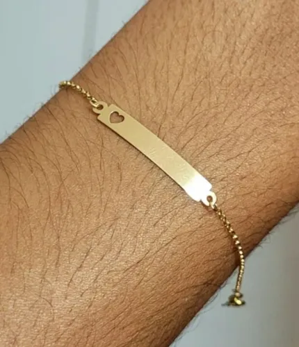 Pulseira Infantil Bebê Ouro 18k DESCONTO