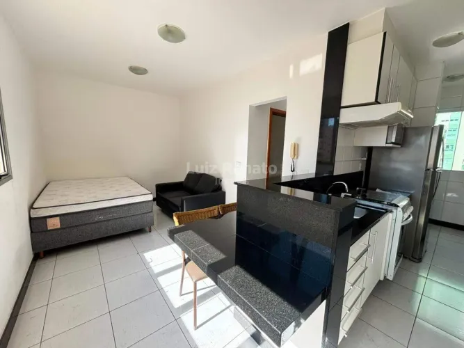 Apartamento para aluguel, 1 quarto, 40m² no Lourdes e com vaga de garagem