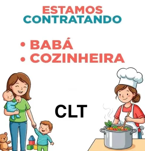 Procuro Doméstica Babá Cozinheira CLT